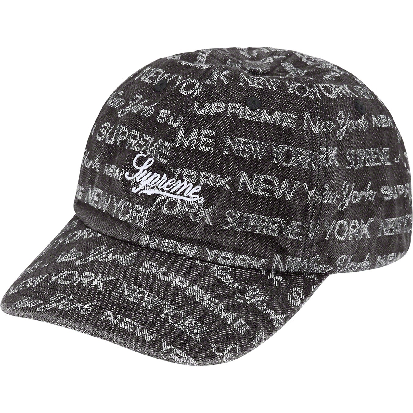Multi Type Jacquard Denim 6-Panel view 4